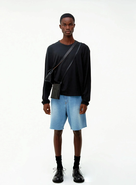 Шорты COOR Linkle Cut-Off Denim Washed Blue