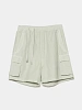 Шорты MAHARISHI 6082 Hemp Cargo Asym Track Sage