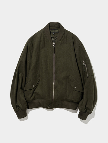 Бомбер Uniform Bridge Wool MA-1 Jacket Khaki