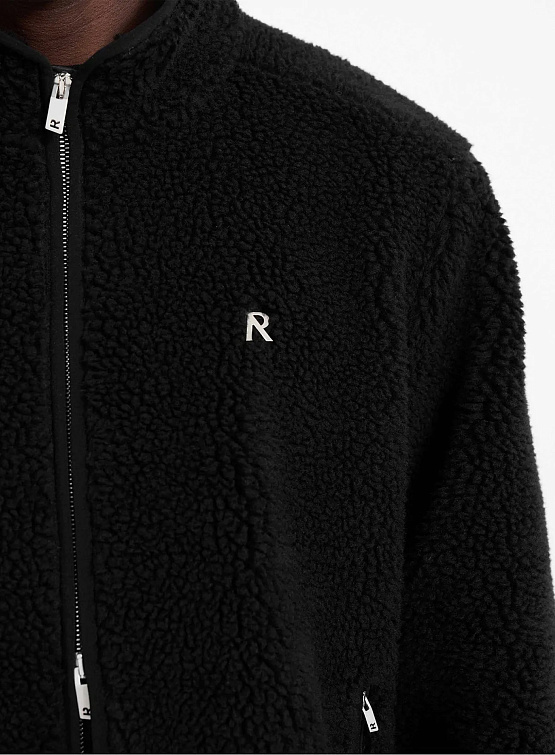 Флисовая куртка Represent Clo Fleece Zip Through Jet Black