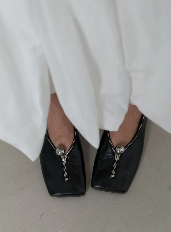 Женские туфли EPINGLER Silver Ball Toe Black