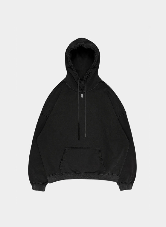 Худи ARNODEFRANCE Waffle Hoodie Washed Black