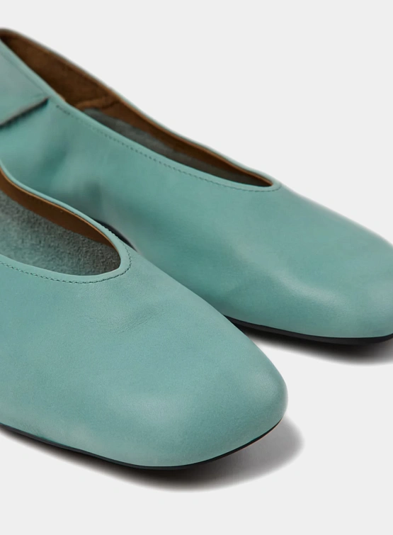 Женские балетки Camper Casi Myra Leather Pumps Green