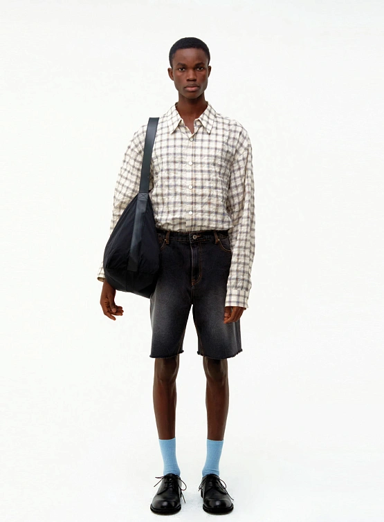 Шорты COOR Linkle Cut-Off Denim Washed Black