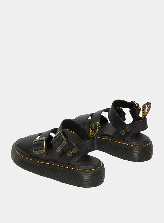 Сандалии Dr. Martens Gryphon Quad Pisa Black