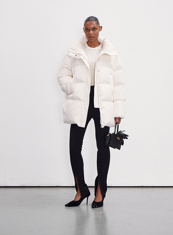 Женский пуховик Recto Shining Jumper Cream