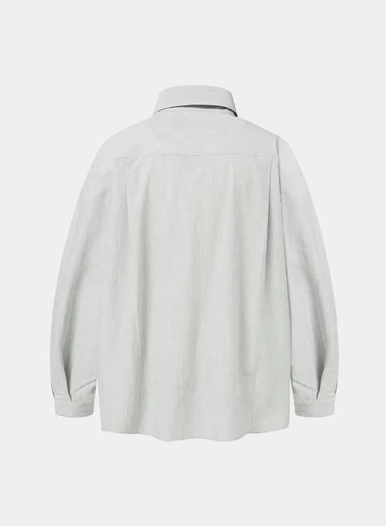 Рубашка AMOMENTO Men's Oversized Stripe