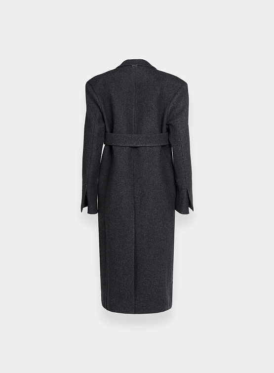 Женское пальто System Structured Belt Coat Charcoal Grey