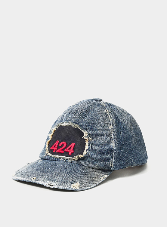 Кепка 424 Baseball Cap Washed Blue