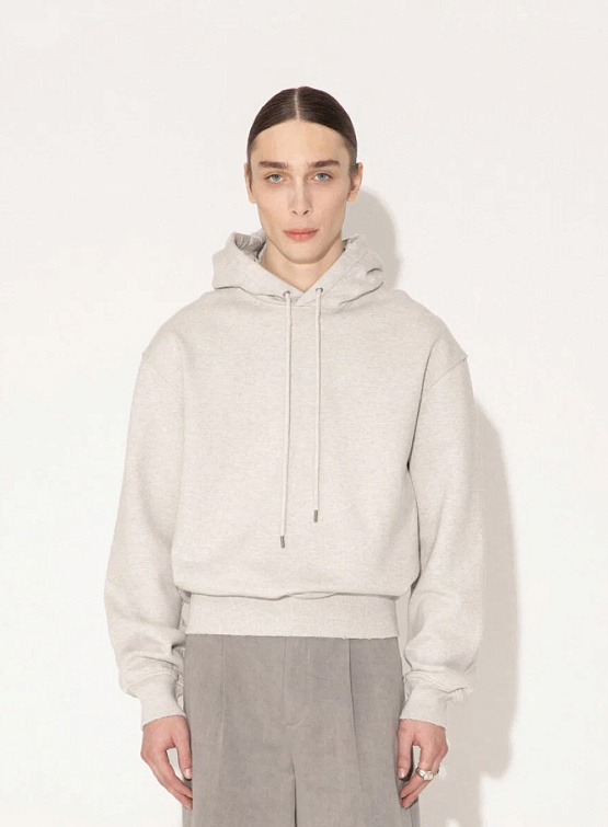 Худи Han Kjøbenhavn Distressed Grey Melange