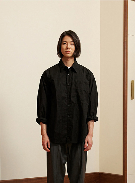 Рубашка FrizmWORKS Paper Cotton Relaxed Shirt Black