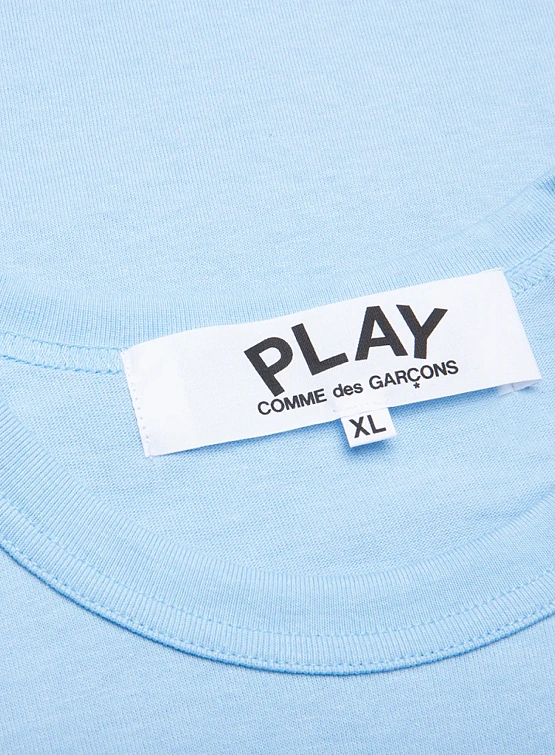 Футболка Comme des Garçons PLAY Heart Blue