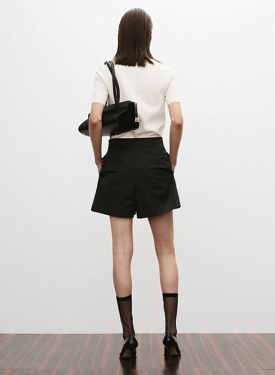 Женская футболка Recto Round Neck Compact Knit Ivory