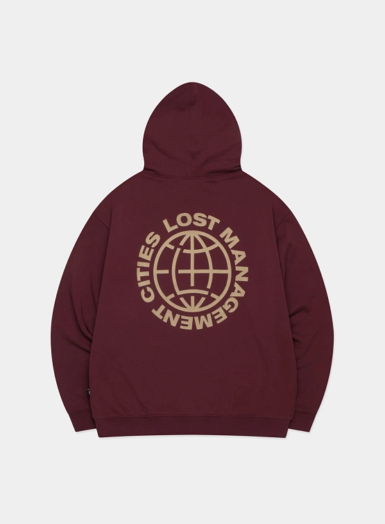 Худи LMC OG Combo Hoodie Burgundy
