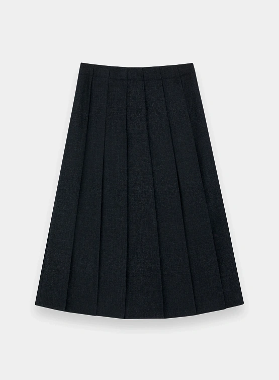 Женская юбка EPINGLER Pleats Long Wrapped Charcoal