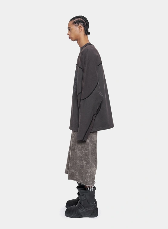 Свитер ARNODEFRANCE Biker Sweater Washed Grey