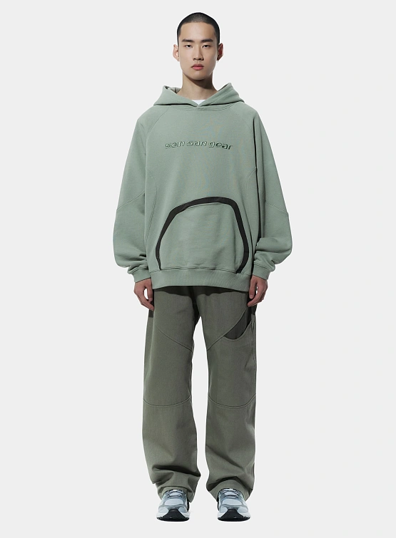 Худи SAN SAN GEAR Nylon Pocket Hoodie Green