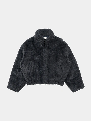 Женская флисовая куртка AMOMENTO Hairy Fur Blouson Charcoal