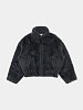 Женская флисовая куртка AMOMENTO Hairy Fur Blouson Charcoal