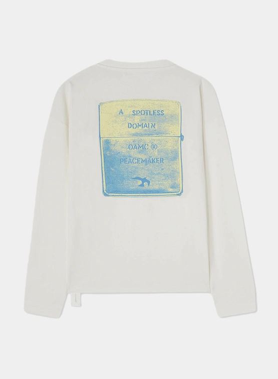Лонгслив OAMC Peacemaker Lighter L/S Pocket White