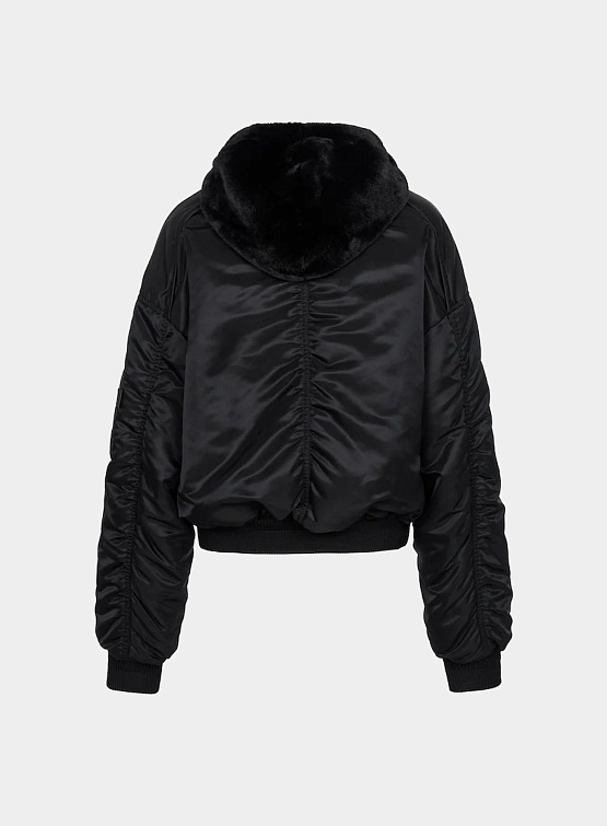 Женский бомбер JUUN.J Reversible MA-1 Hoodie Jumper Black