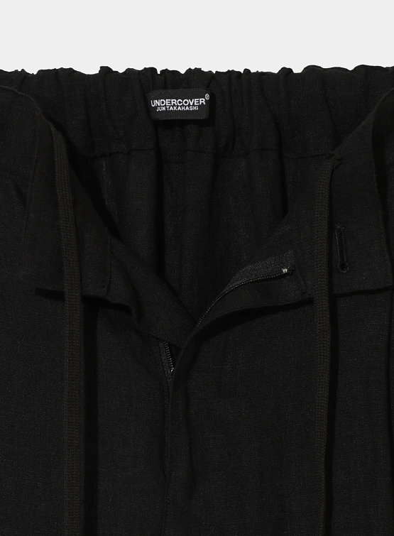 Женские брюки UNDERCOVER Slacks Linen Plain Used Black