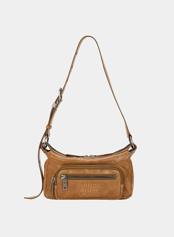 Женская сумка MARGESHERWOOD Outpocket Hobo Mini Soft Camel