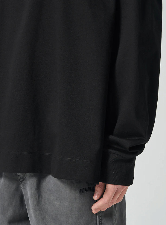 Лонгслив JUUN.J Lettering Long Sleeve Black