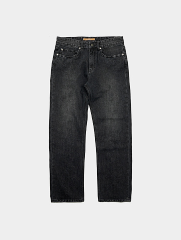 Джинсы FrizmWORKS Og Regular Denim Pants Washed Black