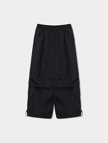 Брюки ANGLAN Below Cargo Parachute Pant Black