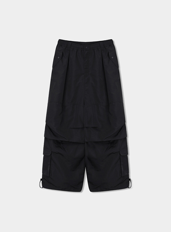 Брюки ANGLAN Below Cargo Parachute Pant Black
