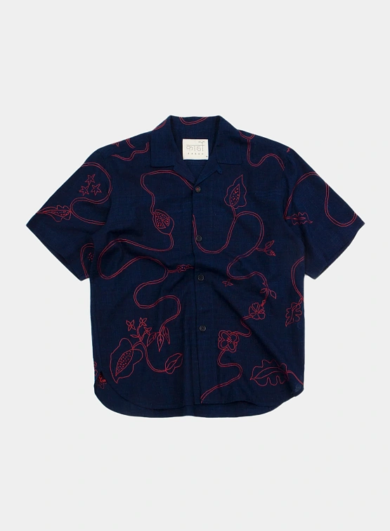 Рубашка Kardo Ronen EMB15 Indigo