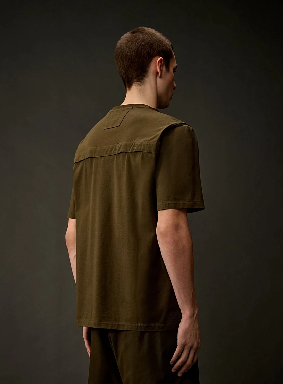 Футболка C.P. Company The Metropolis Series Mercerized Ivy Green