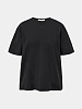 Футболка AMOMENTO Boat Neck T-Shirts Black