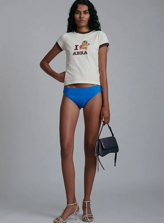 Женская футболка ABRA I Love Mini Beige