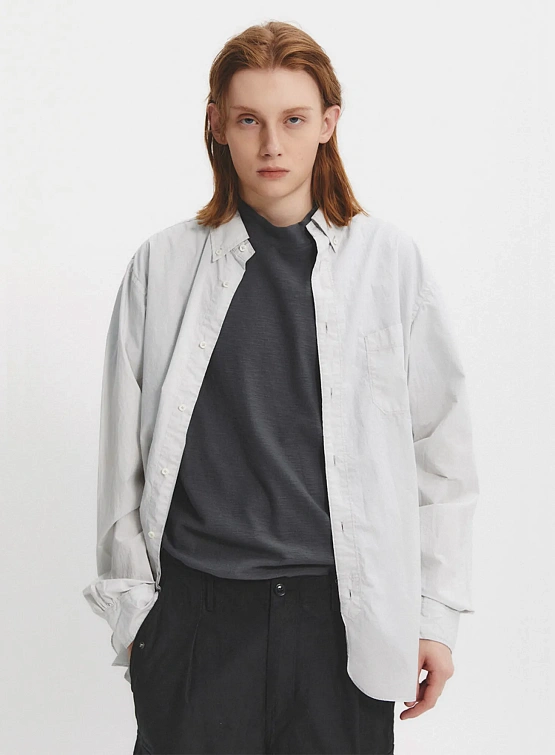 Рубашка EASTLOGUE PERMANENT B.D Regular Light Grey