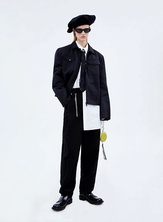 Лоферы ADERERROR Curve; LF00 Black