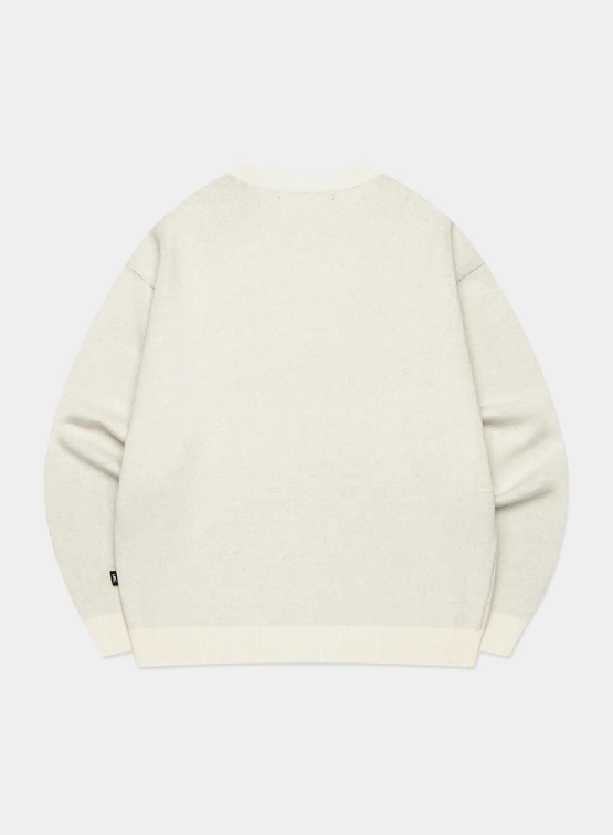 Свитер LMC Bear Face Knit Sweater Ivory