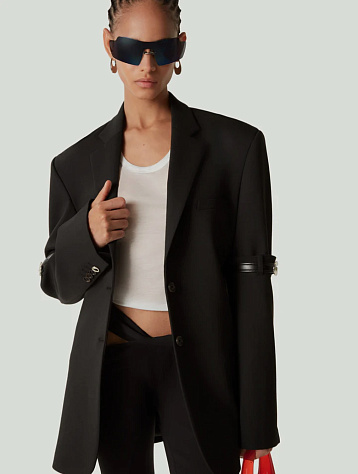 Женский пиджак Coperni Hybrid Oversized Tailored Jacket Black