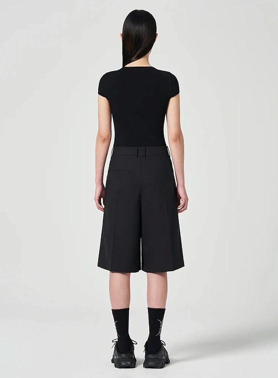 Шорты JUUN.J Wool Blend Basic Short Black