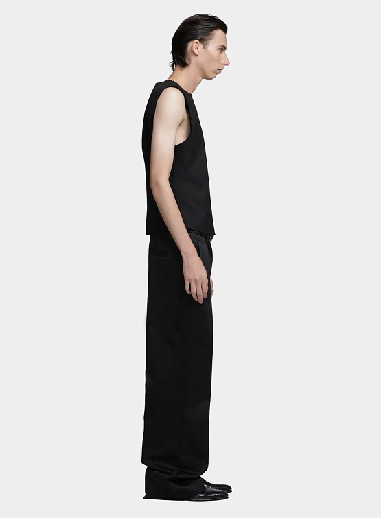 Топ entire studios Tell Tank Black Wool