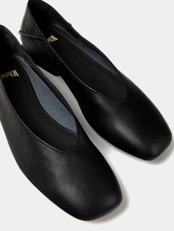 Женские балетки Camper Casi Myra Leather Pumps Black