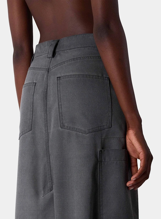 Женская юбка Sunnei Cargo Skirt Grey