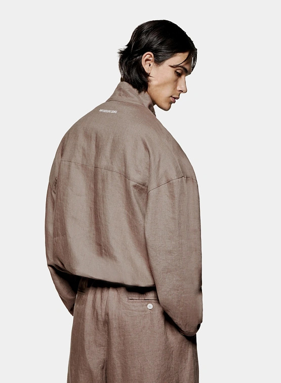 Олимпийка MKI MIYUKI ZOKU Linen Track Mushroom