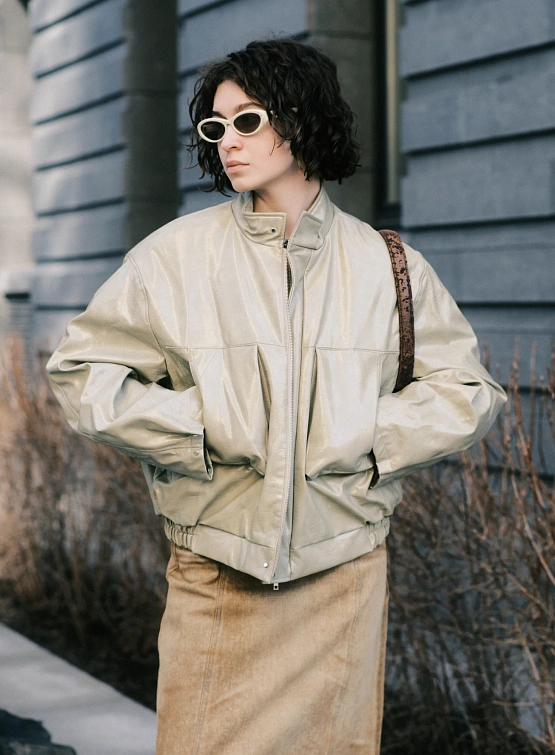 Очки Bonnie Clyde Skinny Dip Light Yellow & Olive Lens