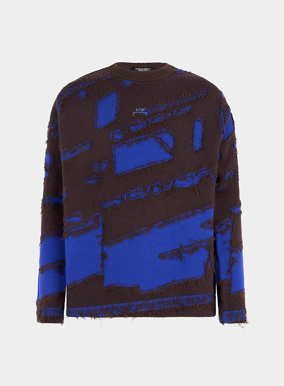 Свитер A-COLD-WALL* Frontage Knit Crewneck Blue