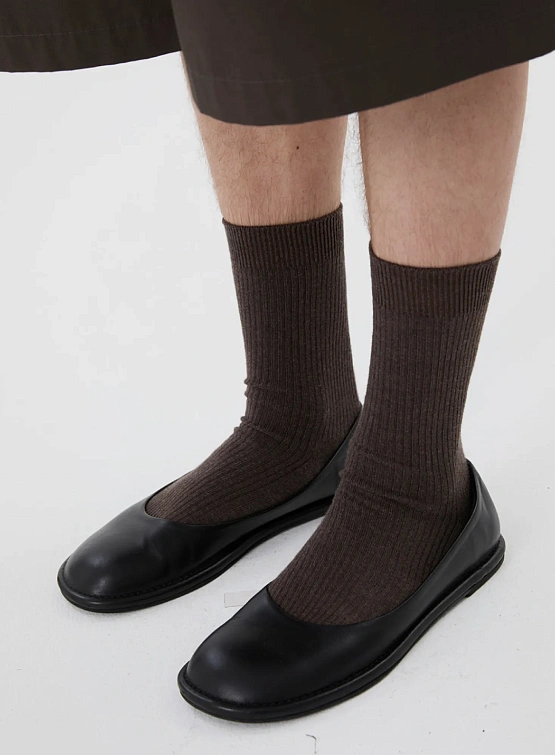 Женские балетки AMOMENTO Rounded Flats Black