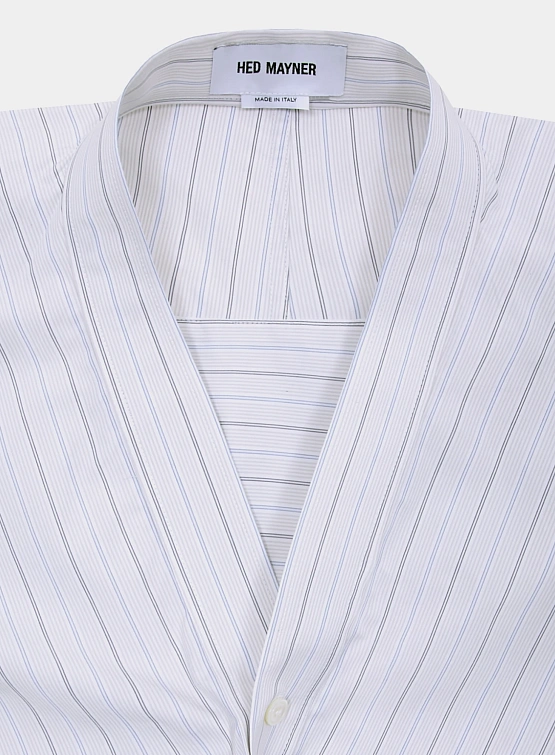 Рубашка Hed Mayner Shawl Collar Shirt Natural