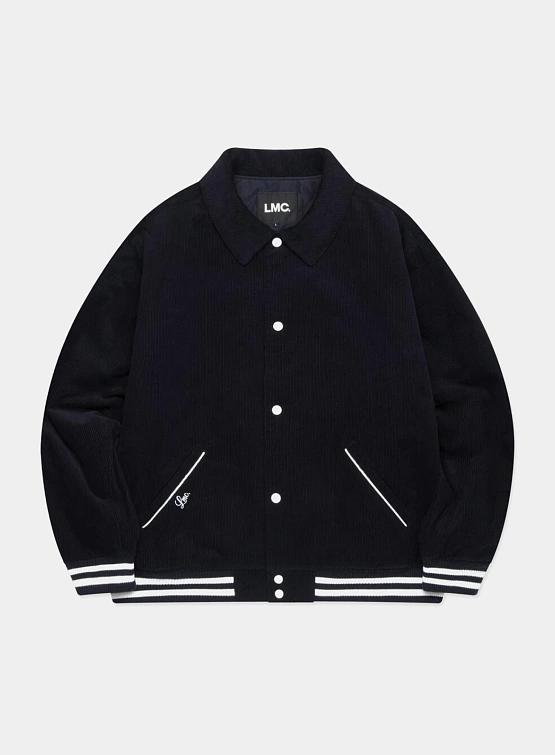 Бомбер LMC Coduroy Varsity Jacket Navy