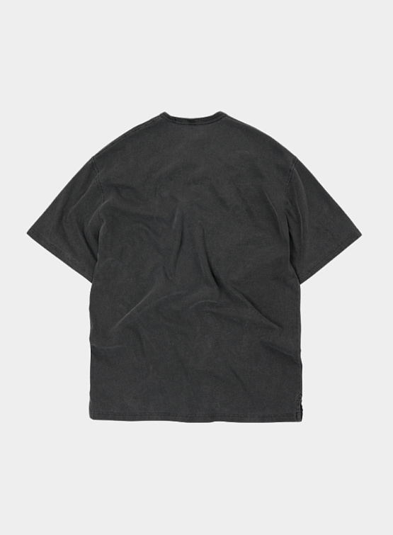 Футболка FrizmWORKS Og Pigment Dyeing Half Tee Charcoal